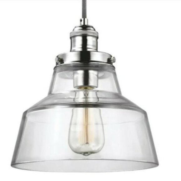 FEISS One Light Pendant Polished Nickel - Picture 6 of 14